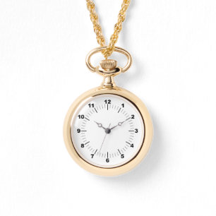 BESTSELLER! Gold Necklace Watch - Personalised 