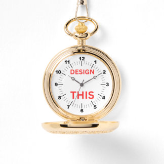 BESTSELLER! Gold Pocket Watch - Personalised  ⌚