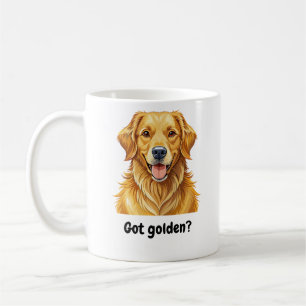 BESTSELLER! Golden Retriever Mug – Got golden?