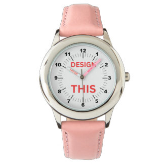 BESTSELLER! Kid's Watch - Personalised - Pink ⌚