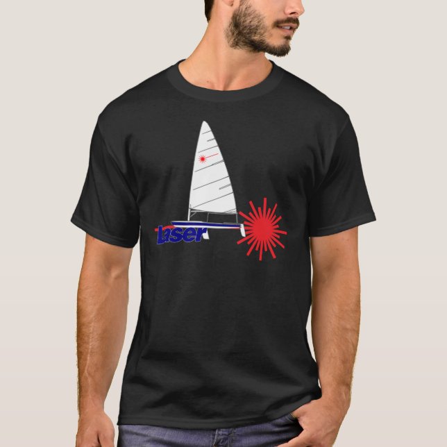 -Bestseller- Laser Class Sailing - laser dinghy Es T-Shirt (Front)