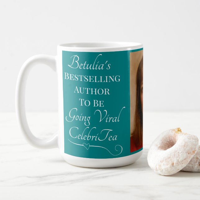 Bestselling Author To Be Going Viral CelebriTea Coffee Mug (With Donut)