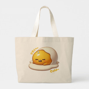 Bestselling gudetama egg funny #1 popular Japanese Large Tote Bag
