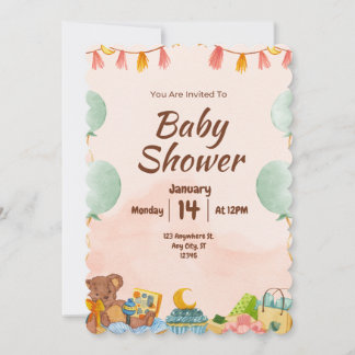 BESTSLELLER! Baby Shower Invitation