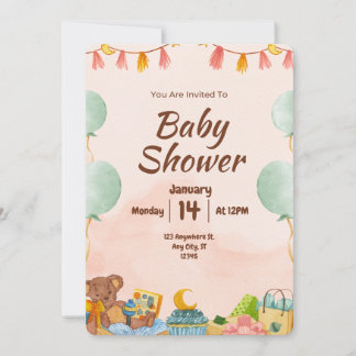 BESTSLELLER! Baby Shower Invitation