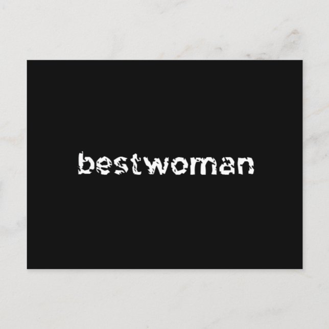 Bestwoman Postcard (Front)