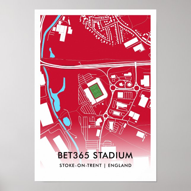 bet365 Stadium Poster – Home of Stoke City FC (Front)