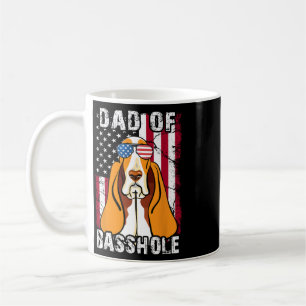 Bet-hound Father Day Gift Dad Of Bhole Dog 4th Of  Coffee Mug