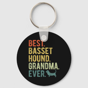 Bet Hound Grandma Ever Dog Lovers Mother's Day Key Ring