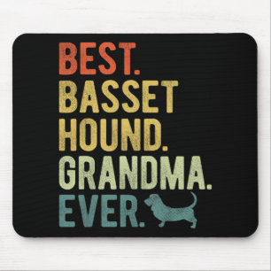 Bet Hound Grandma Ever Dog Lovers Mother's Day  Mouse Mat