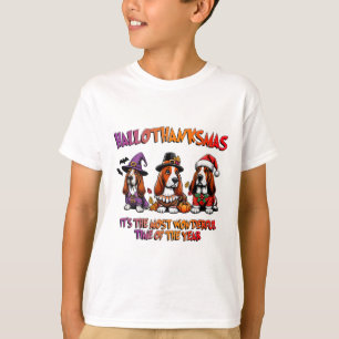 Bet Hound Halloween Thanksgiving Christmas Men Wom T-Shirt