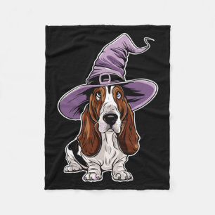 Bet Hound Witch Dog Halloween Performance Fleece Blanket