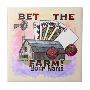 Bet The Farm Poker  Tile