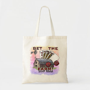 Bet The Farm Poker  Tote Bag