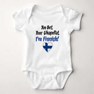 Bet Your Lihapullat I'm Finnish Baby Bodysuit