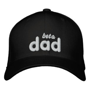 Beta Dad blk hat w/rear tag