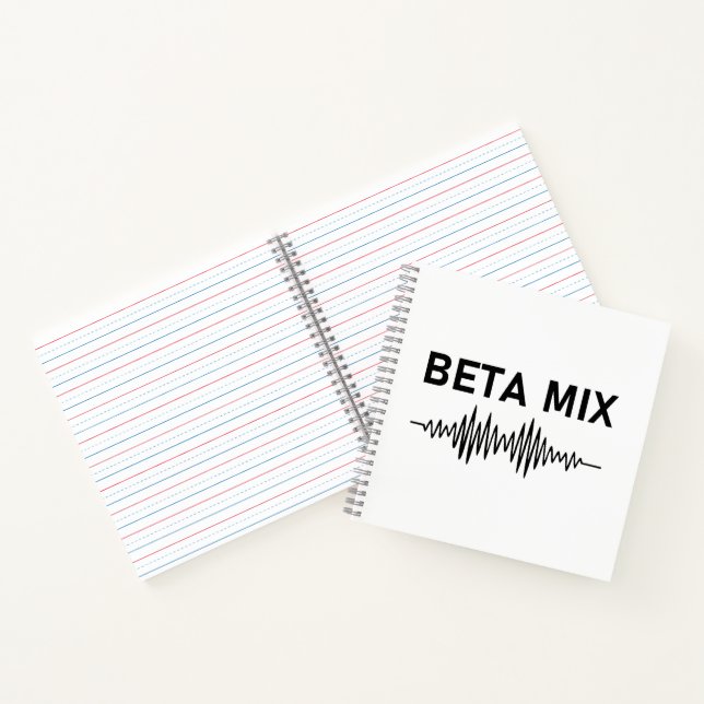 Beta Mix - Audio Waveform Notebook (Inside)