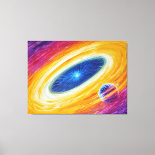 Beta pictoris canvas print