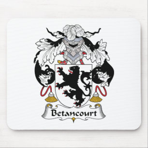 Betancourt Family Crest Mouse Mat