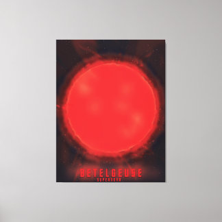 betelgeuse supernova Space Art Canvas Print