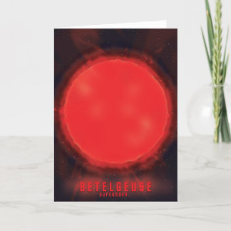 betelgeuse supernova Space Art Holiday Card