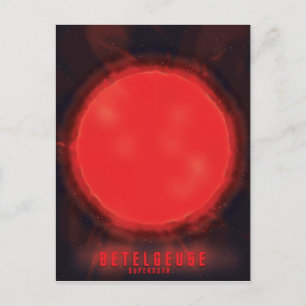 betelgeuse supernova Space Art Postcard
