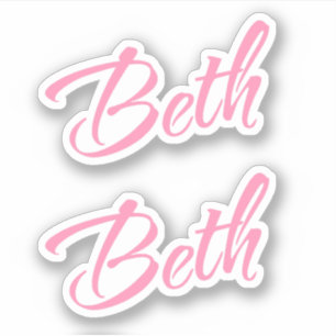 Beth name x2