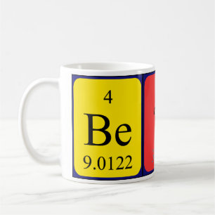 Beth periodic table name mug