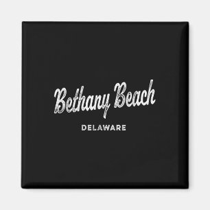 Bethany Beach Delaware De Vintage Athletic Sports  Magnet