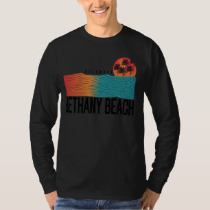 Bethany Beach Delaware Men Surfing Women T-Shirt