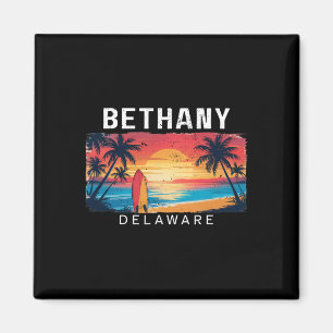 Bethany Beach Delaware Men Women Surfing  Magnet