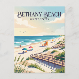 Bethany Beach Delaware Postcard