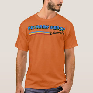 Bethany Beach Delaware Retro Style Design T-Shirt
