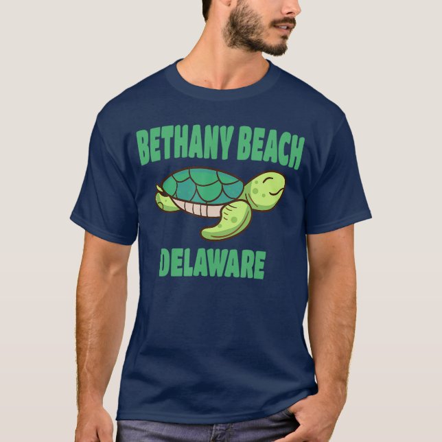 Bethany Beach Delaware Sea Turtle Themed T-Shirt (Front)