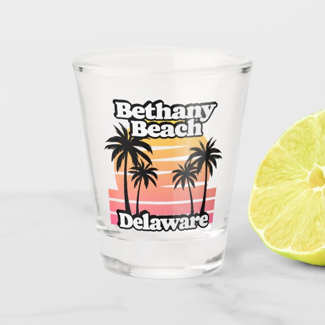 Bethany Beach Delaware Shot Glass (Front)