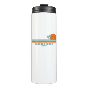 Bethany Beach Delaware Sun Palm Trees Thermal Tumbler