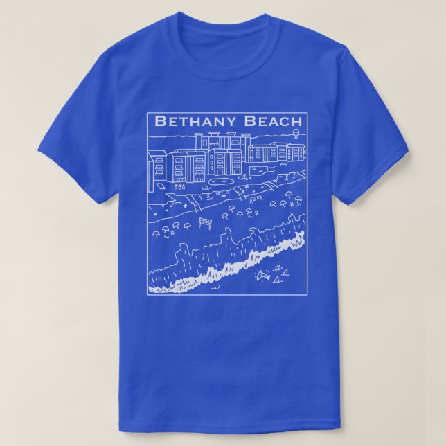 Bethany Beach Ocean View TShirt (Design Front)
