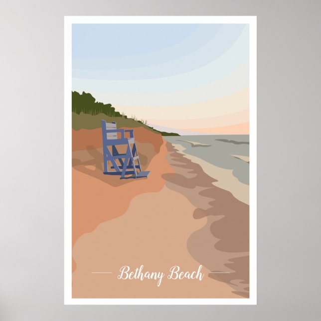 Bethany Beach Poster, 24"x36" Poster (Front)