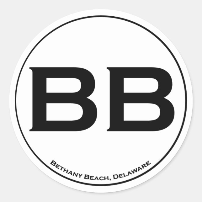 Bethany Beach Stickers (Front)