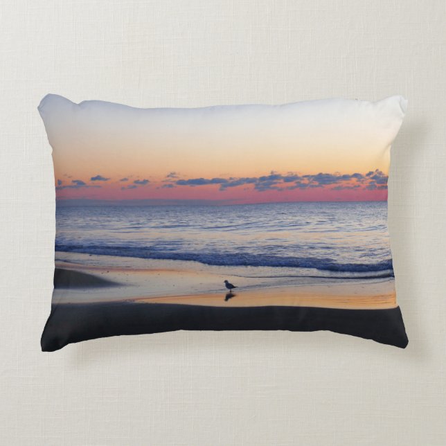 Bethany Beach Sunrise I Decorative Cushion (Front)