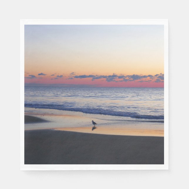 Bethany Beach Sunrise I Napkin (Front)