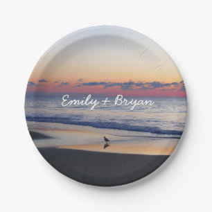 Bethany Beach Sunrise I Paper Plate