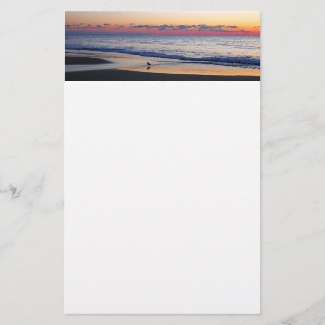 Bethany Beach Sunrise I Stationery (Front)