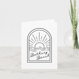 Bethany Beach Sunset Greeting Card