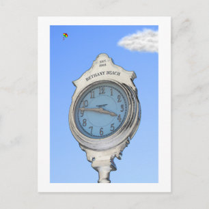 Bethany Clock and Kite Postcard