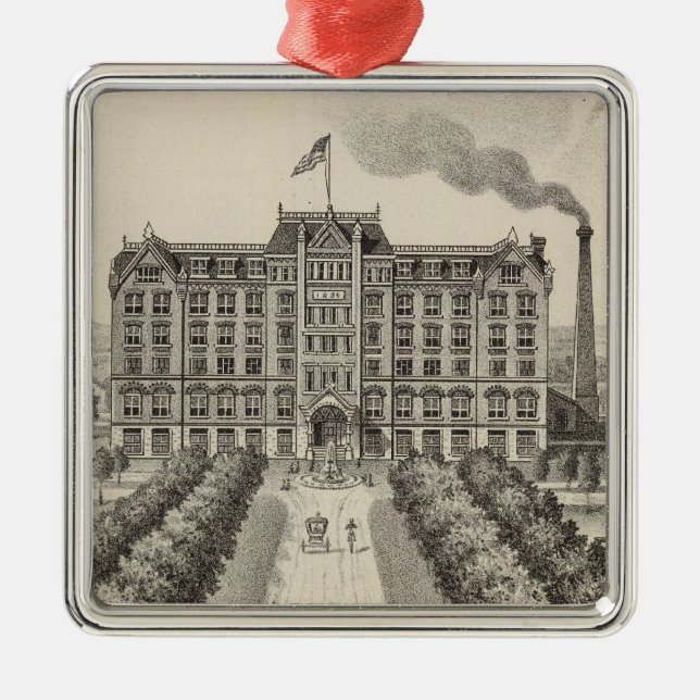 Bethany College, Lindsborg, Kansas Metal Tree Decoration (Front)