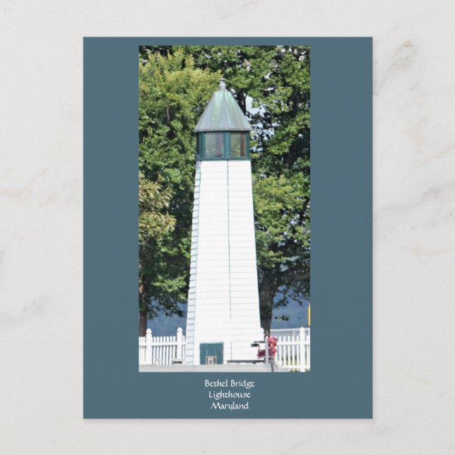 Bethel Bridge Lighthouse Postcard (Front)