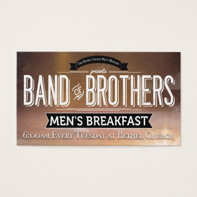 Bethel Church Band of Brothers Breakfast (Front)