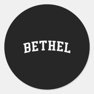 Bethel  classic round sticker