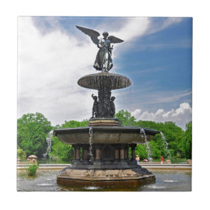 Bethesda "Angel of the Waters" Central Park, NYC Tile